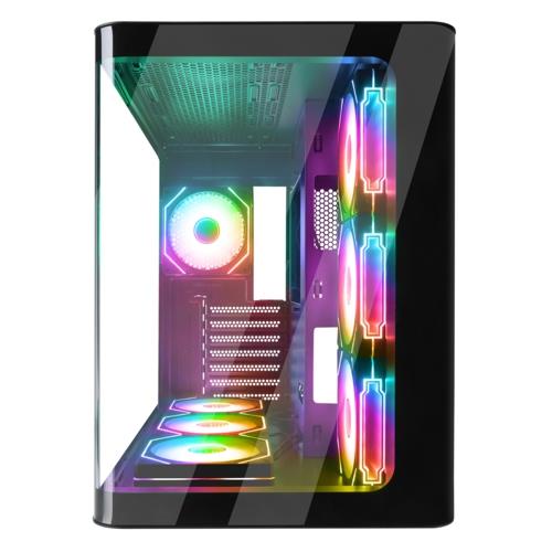 Rampage LOOPY Siyah Temperli Cam Kumandalı ATX Mid-T Gaming Kasası
