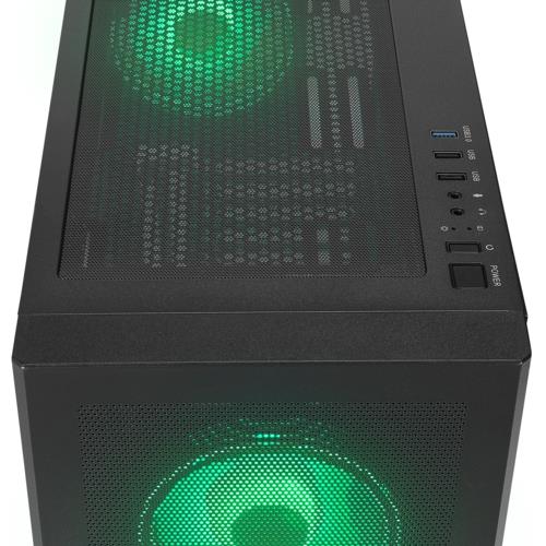 Rampage MAGNIFIC Mesh Manyetik Temperli Camlı Siyah ATX Mid-T Gaming Oyuncu Kasası