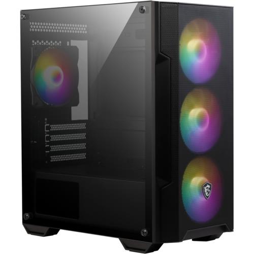 MSI MAG FORGE M100A Akrilik Yan Panel RGB Micro Atx Oyuncu Kasa PSU YOK