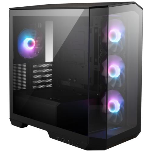 MSI MAG PANO M100R PZ ARGB Micro ATX Siyah Mid Tower Kasa PSU YOK