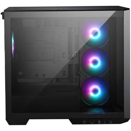 MSI MAG PANO M100R PZ ARGB Micro ATX Siyah Mid Tower Kasa PSU YOK