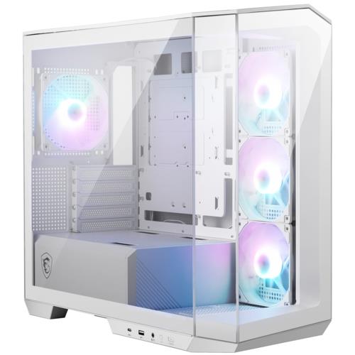 MSI MAG PANO M100R PZ ARGB Micro ATX Beyaz Mid Tower Kasa PSU YOK