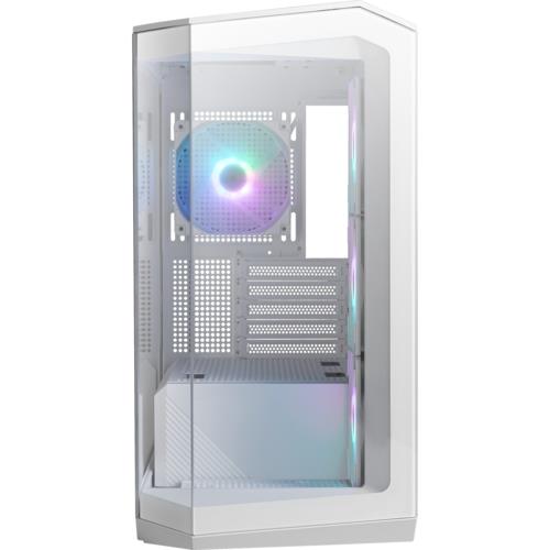 MSI MAG PANO M100R PZ ARGB Micro ATX Beyaz Mid Tower Kasa PSU YOK