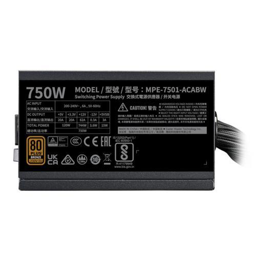 Cooler Master MWE V3 750W 80+Bronze ATX 3.1 Güç Kaynağı