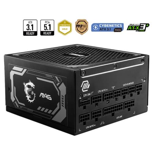 MSI MAG A1000GL 1000W 80+ Gold Full Modüler Güç Kaynağı