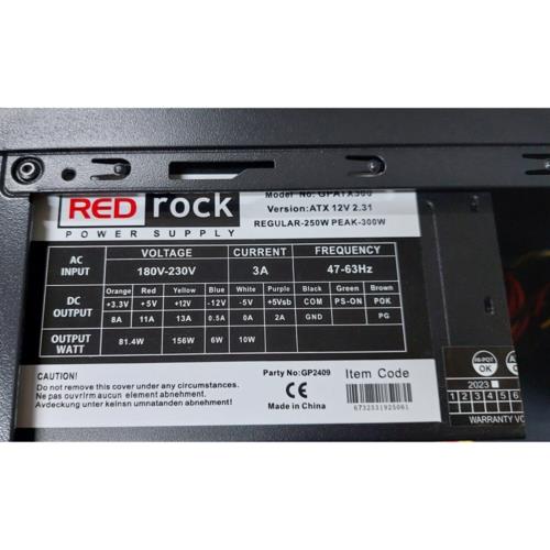 Redrock M311BB Mini Tower Peak 300W Kasa Siyah