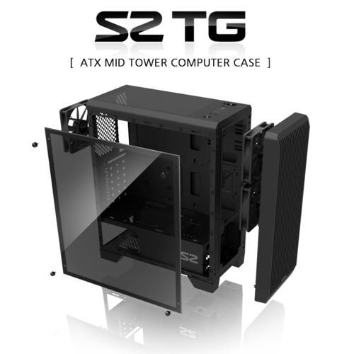 Zalman S2 TG Mid Tower Kasa PSU YOK