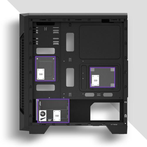 Zalman S2 TG Mid Tower Kasa PSU YOK