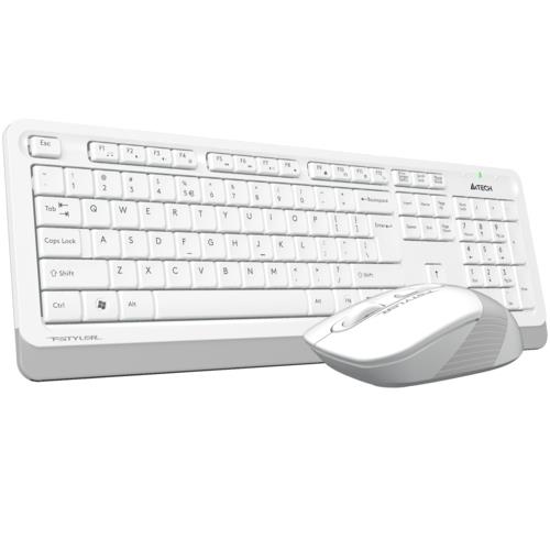 A4 Tech FG1010 Q Kablosuz MM Klavye Mouse Beyaz