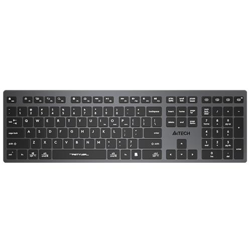 A4 Tech FBX50C Gri Bluetooth+2.4G FN-MM-Şarjlı Klavye