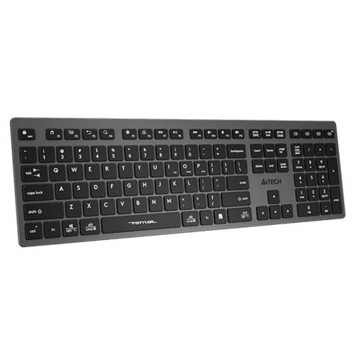 A4 Tech FBX50C Gri Bluetooth+2.4G FN-MM-Şarjlı Klavye