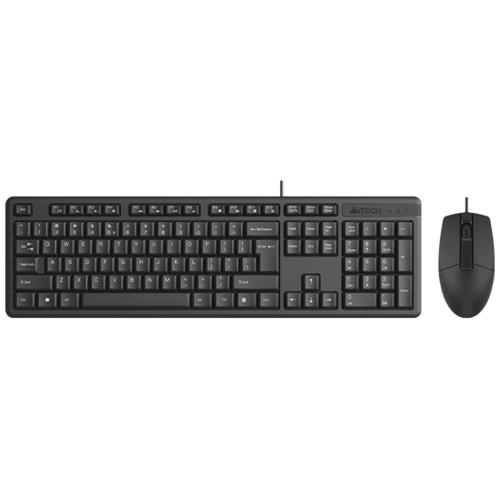 A4 Tech KR-3330 Q Klavye Mouse Set MM Siyah