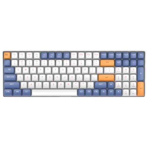 AIGO A100 Mavi İngilizce Q Mekanik Klavye Yellow Switch