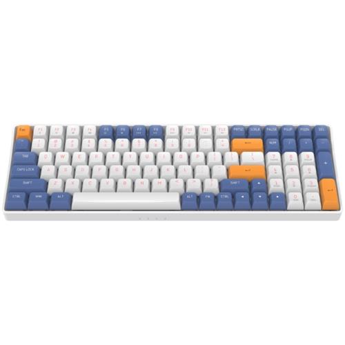 AIGO A100 Mavi İngilizce Q Mekanik Klavye Yellow Switch
