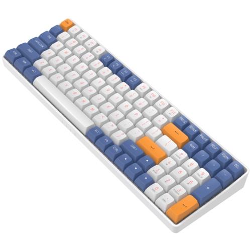 AIGO A100 Mavi İngilizce Q Mekanik Klavye Yellow Switch