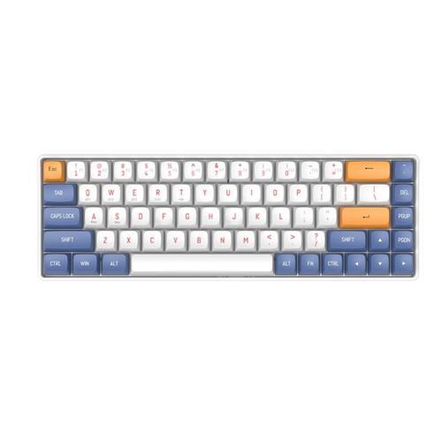AIGO A68 Mavi İngilizce Q Mekanik Klavye Red Switch