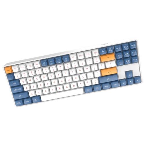 AIGO A87 Mavi İngilizce Q Mekanik Klavye Yellow Switch
