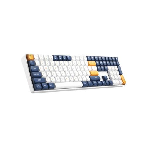 AIGO A108 Starry Blue İngilizce Q Mekanik Klavye Yellow Switch