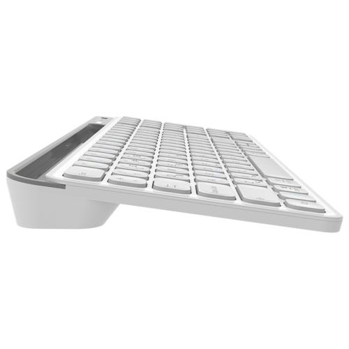 Everest KB-BT90 Beyaz/Gri Bluetooth Şarjlı Kablosuz Klavye