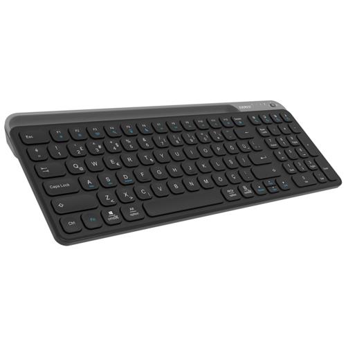 Everest KB-BT90 Siyah/Gri Bluetooth Şarjlı Kablosuz Klavye