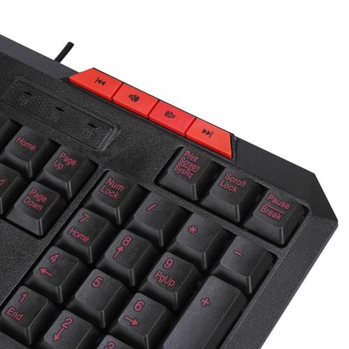 Everest KM-6825 Siyah Usb Kırmızı Tuşlu Türkçe Multimedia Klavye + Mouse Set