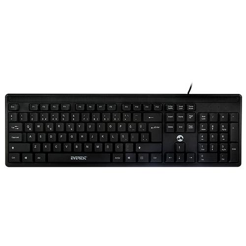 Everest KM-515 Usb Combo Q Kablolu Klavye/Mouse Set Siyah