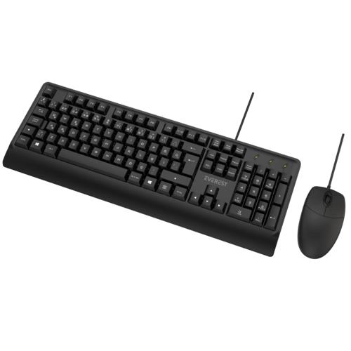 Everest KM-619 Siyah Usb Q Standart Klavye + Mouse Set