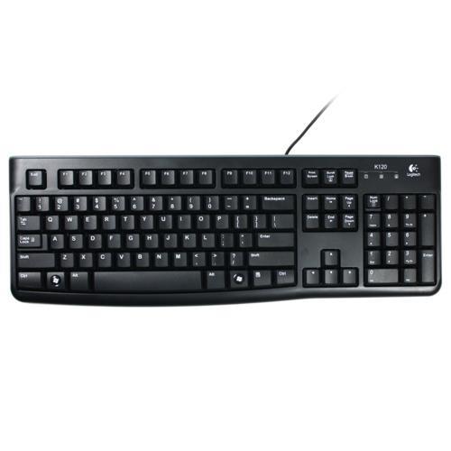Logitech K120 Q Kablolu Klavye USB Siyah 920-002505