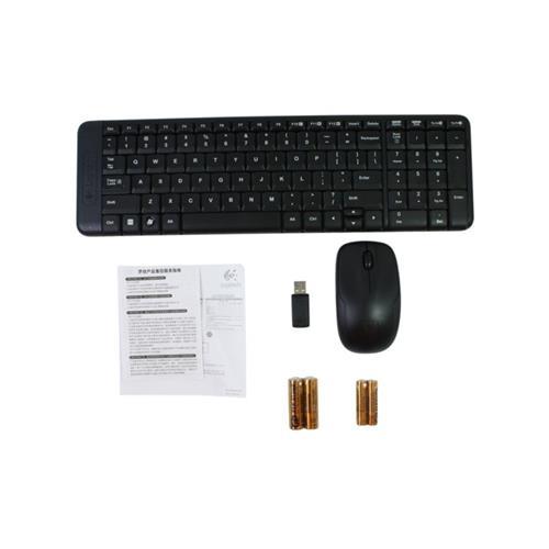 Logitech MK220 Kablosuz Klavye Mouse Set Siyah 920-003163