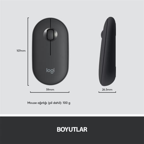 Logitech MK470 Klavye Mouse Kablosuz Siyah 920-009435