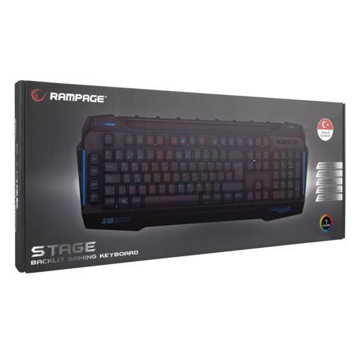 Rampage KB-R63 STAGE RGB Q Gaming Oyuncu Klavyesi