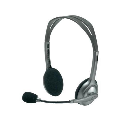 Logitech H110 Mikrofonlu Kulaklık Gri 981-000271