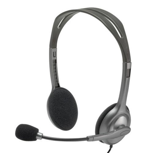 Logitech H111 Mikrofonlu Kulaklık Gri 981-000593