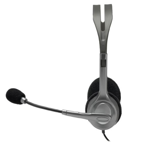 Logitech H111 Mikrofonlu Kulaklık Gri 981-000593