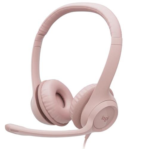 Logitech H390 Mikrofonlu Kulaklık Rose 981-001281