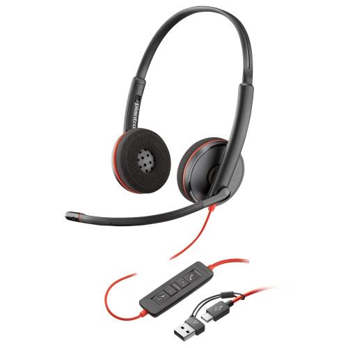 Poly Blackwire 3220 Stereo USB-C Mikrofonlu Kulaklık-Bulk