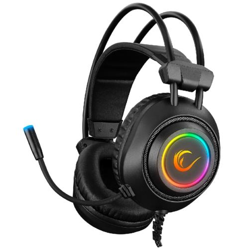 Rampage RM-K19 RAGING PLUS Siyah RGB Gaming Mikrofonlu Oyuncu Kulaklığı