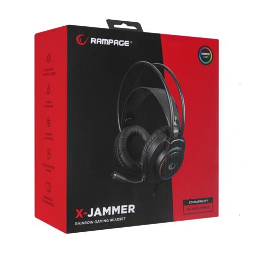 Rampage RM-K27 X-JAMMER Rainbow PS4-XBOX Gaming Mikrofonlu Oyuncu Kulaklığı