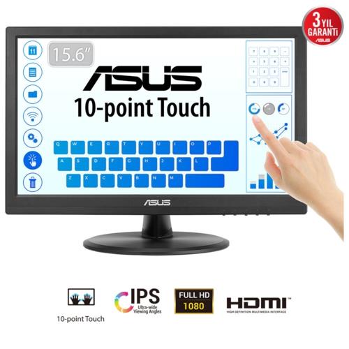 Asus 15.6" VT169HE IPS Dokunmatik Monitör Syh 5ms