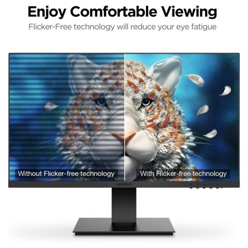 Koorui 21.5" 22N1 LED 75Hz Monitör Siyah 6ms