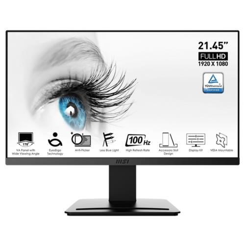 MSI 21.5" Pro MP223 Flat VA 1ms Adaptıve-Sync Siyah FHD Monitör
