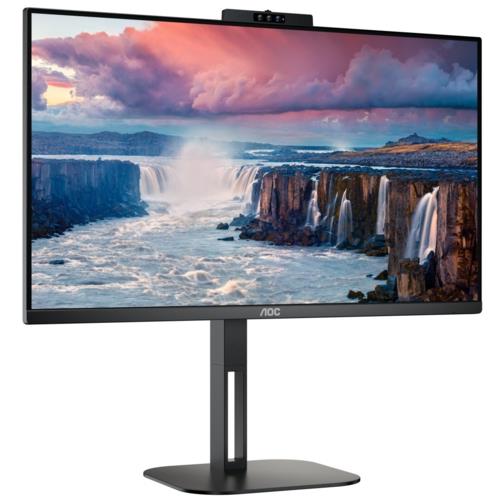 AOC 23.8" 24V5CW/BK IPS WebCam Type-C Pivot Monitör 1ms Siyah