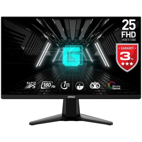 MSI 24.5" G255F Flat RAPID IPS 1ms Free-Sync Siyah FHD Monitör