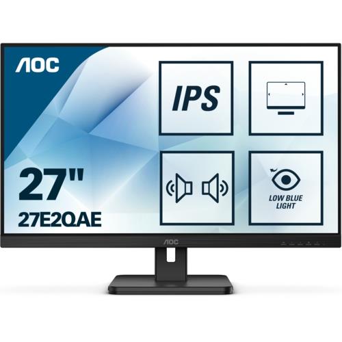 AOC 27" 27E2QAE IPS MM Monitör 4ms Siyah