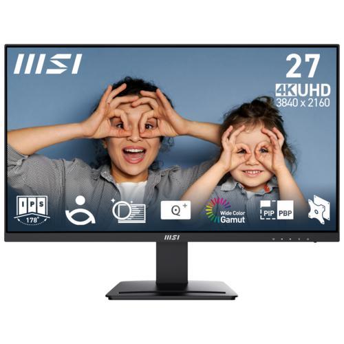 MSI 27" Pro MP273U Flat IPS 4ms Anti-Glare Siyah UHD Monitör