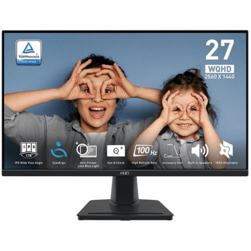 MSI 27" Pro MP275Q Flat IPS 1ms Adaptive-Sync Siyah WQHD Monitör