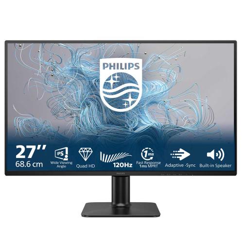 Philips 27" 27E2N2500/00 IPS 2K Monitör Siyah 1ms