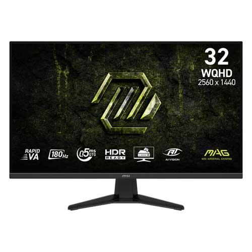 MSI 31.5" MAG 325QF E18V Flat RAPID VA 0.5ms Adaptive-Sync WQHD Monitör