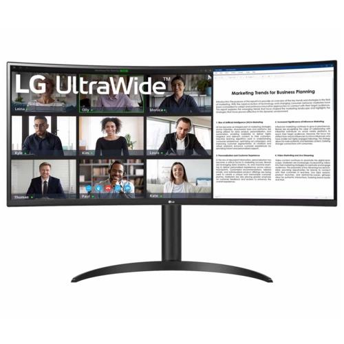 LG 34" 34WR55QC-B Curved Monitör 5ms Siyah