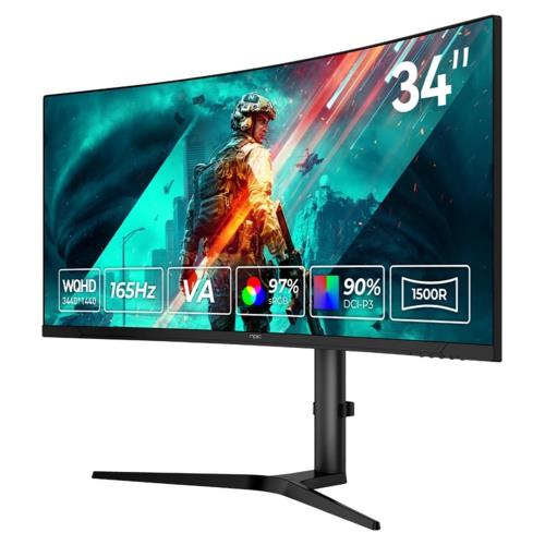 NPC 34" MP3429-Y Curved 165Hz MM Monitör 1ms